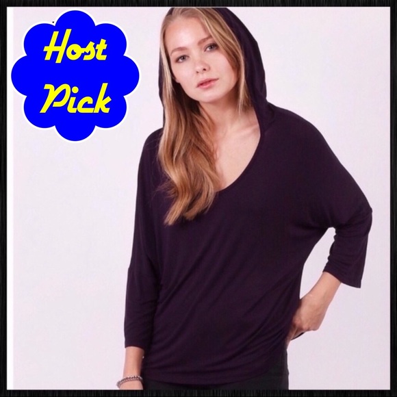 Tops - Dip Dye HOODIE in NIGHTSHADE
